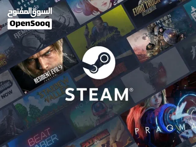 حساب ستيم اوفلاين بي اكثر من 70 لعبة الوصف مهم