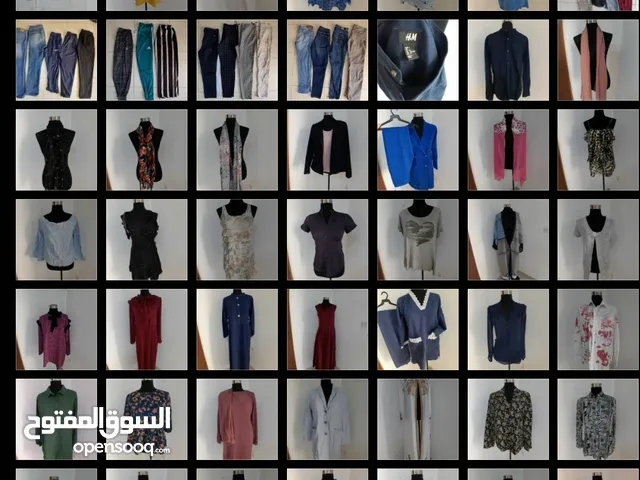 عرض تصفية ضخم - 100 قطعة ملابس رجالي ستاتي بناتي ب 30 دينار
