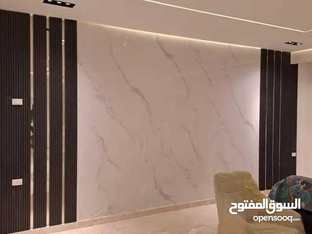 الديكور والصباغ الداخلي والخارجي و بديل رخام او بديل خشب او شيبورد
