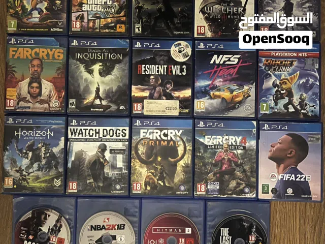 دسكات PS4 للبيع للاستفسار ع الخاص