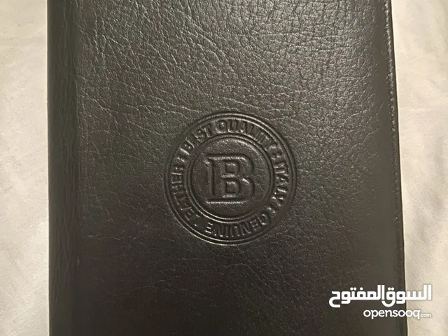 Black leather wallet