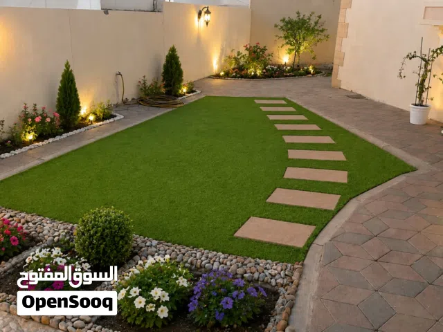 تصميم وتنفيذ الحدائق المنزليه وعمل جلسات خارجية وعمل غرف زجاجيه وعمل شلالات ونوافير