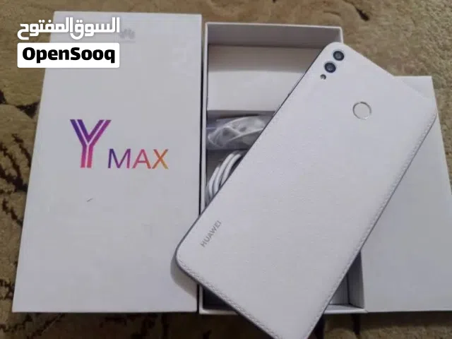 مع اكبر شاشه شاشات الموبايل  أصلي   هواوي y max   ذاكره 256 رام 8 كيكا و بطاريه 5000 ملي امبير وشاشه