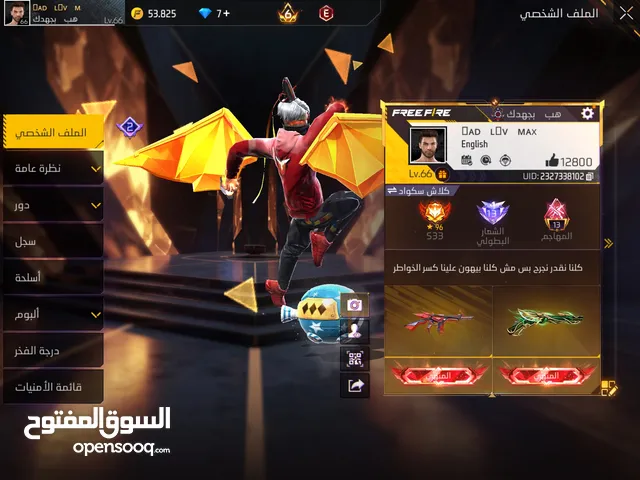 Free Fire Accounts and Characters for Sale in Bouira