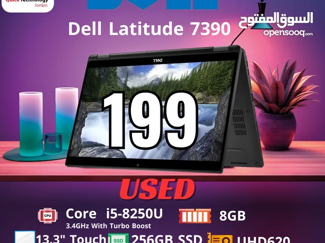 laptop Dell Latitude 7390  Ci5-8  لابتوب ديل لتوديود مستعمل لحالة الوكالة