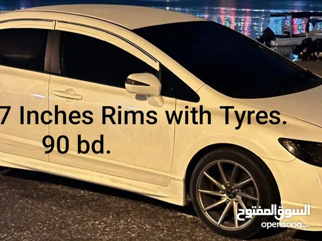 17 Inches Rims with Tyres in good condition.