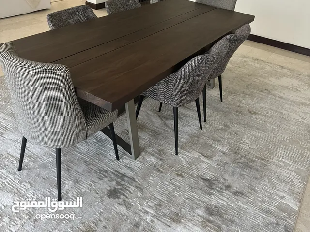 Solid wood dining table and chairs
