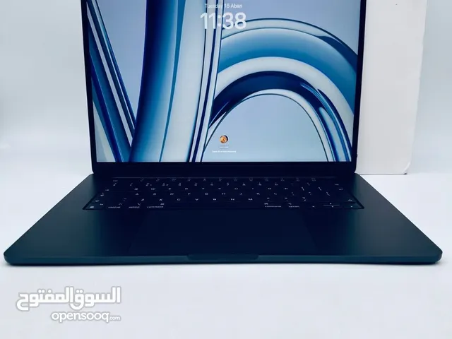 MacBook Air 15.6 inch M3 2024 8GB/256GB /ماك بوك اي ر15.6 انش M3 8GB/256GB