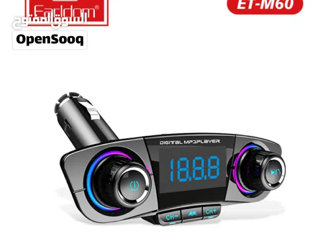used Earldom Bluetooth FM Transmitter, Display Car Charger Adapter Wireless Bluetooth Receiver