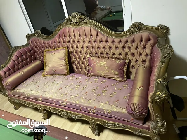 اثاث قعدة من 3 كنب سنقل وكنبه من 3 مقاعد