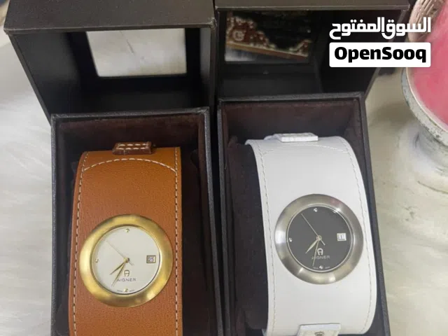 ساعه أجنر جلد جديده