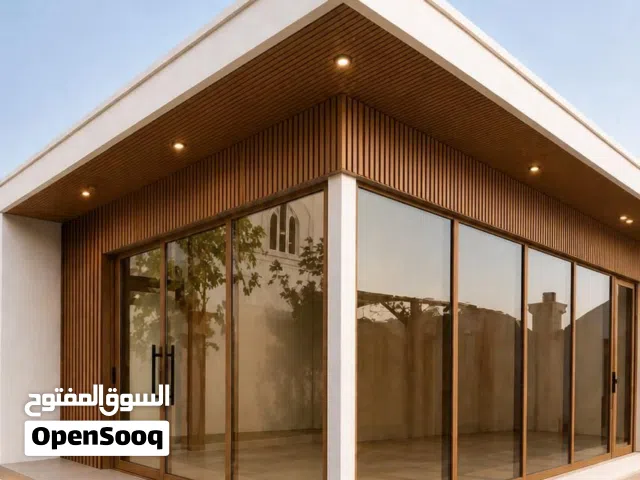 Supply install Glass Rome car parking pergola WPC wall If you want Order Now our service All uae