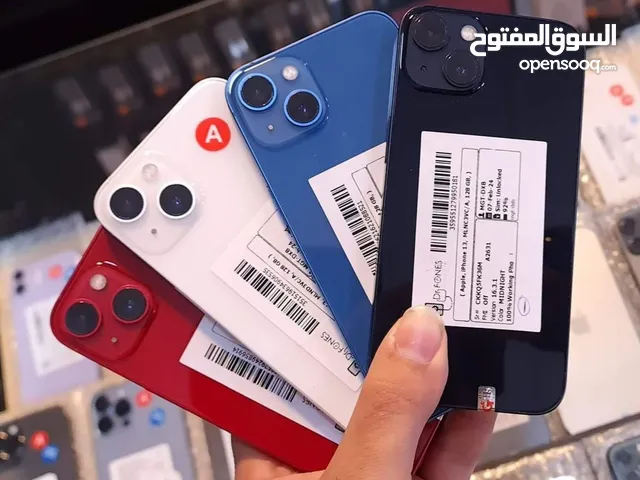 على الفحص ايفون 13 الاصلي جيجا 128 و 256 بطاريات مشكل أغراضة الأصلية متوفر توصيل