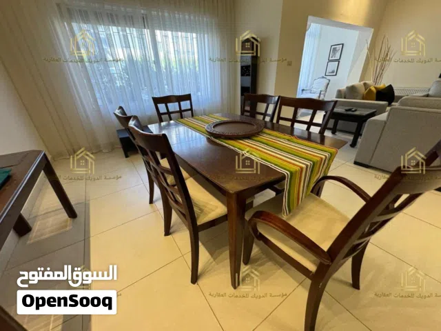 شقة مفروشة فاخرة ارضي مع حديقة اعلان رقم (B113)