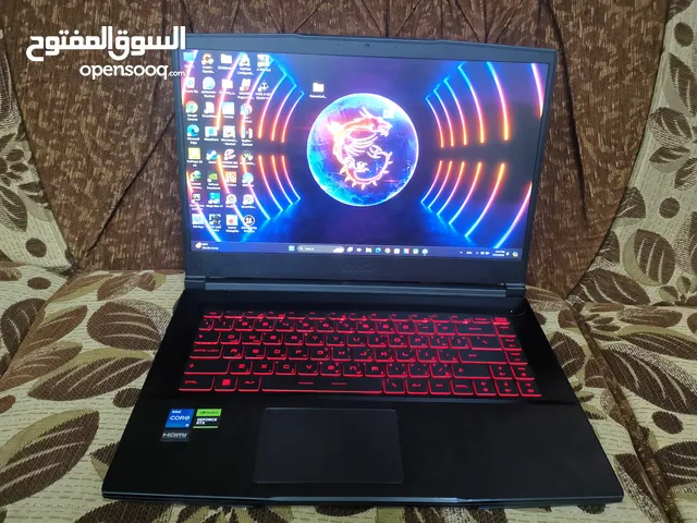 Laptop msi GF63 Gaming بحالة الوكالة