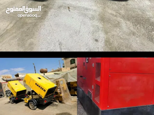 يوجد لدينا جميع انواع الرافعات و المولدات بجميع الاحجام مستخدم و جديد وايوجد قطع غيار جميع انواع الم