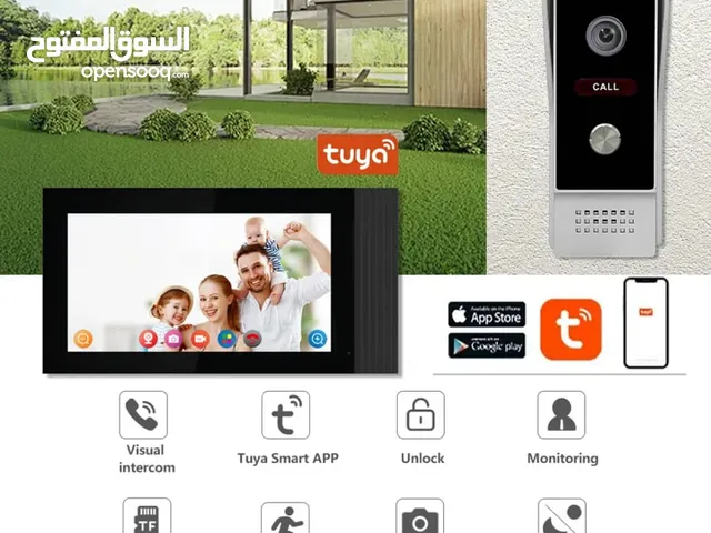 جرس الباب ذكي مزود بكيمره