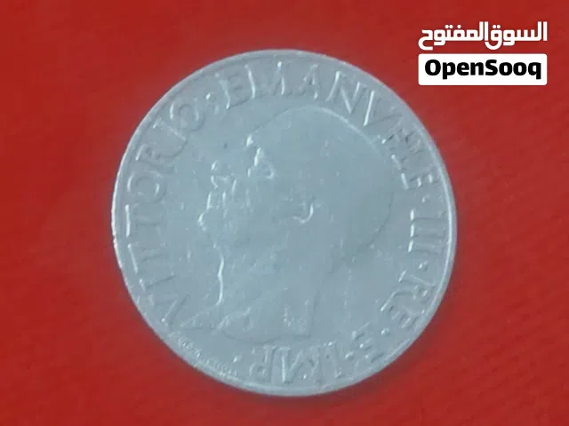 واحد ليره ايطالي 1940 حاله ممتازه الملك فرديناند
