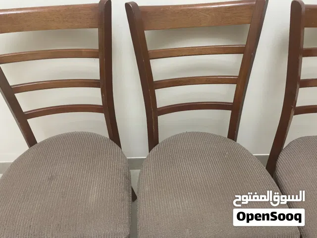 3 chairs wooden