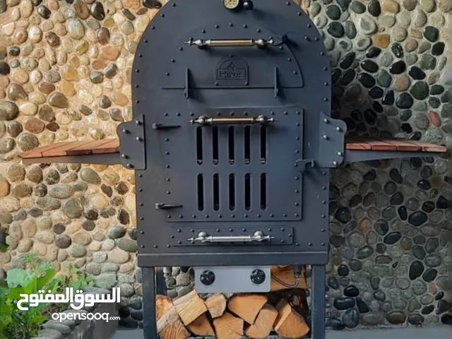فرن حجري  مدمج مع شواية.فرن خبزة بيتزا.بربكيو.طاجين.خاروف محشي