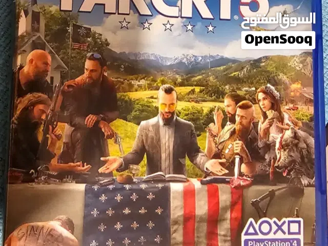 Far cry 5 PS4 / Perfect Condition / working & tested with very good price تعمل بامتياز وسعر ممتاز