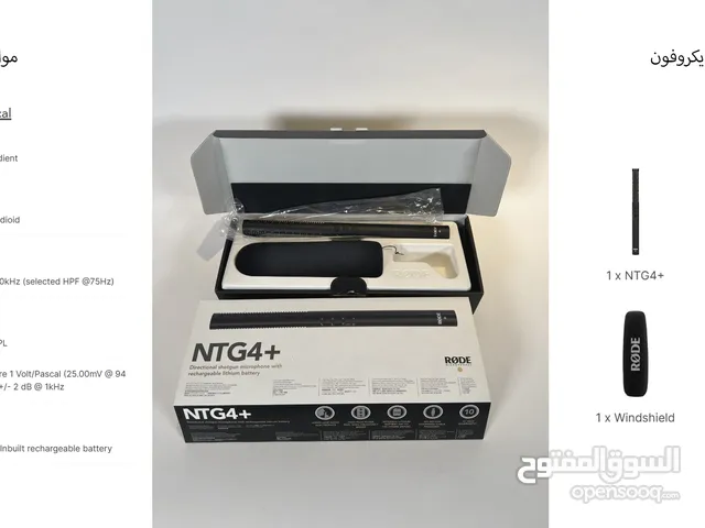 RODE NTG4+ Shotgun Microphone مايكروفون ماركة روود لكاميرات الفيديو