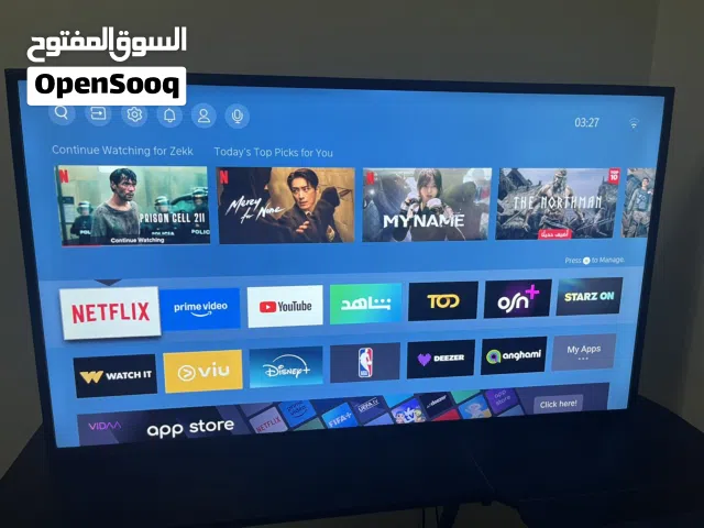 Ikon 50 inches 4K Smart LED TV, Black, IK-VS50