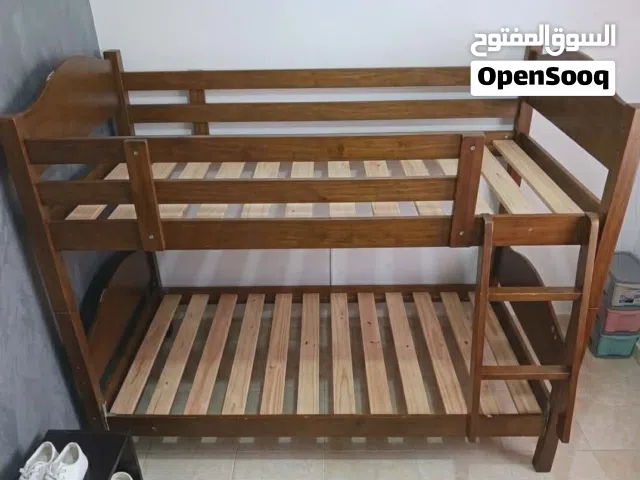 تختين خشب ماليزي طابقين وممكن يصير اربعه مفرد