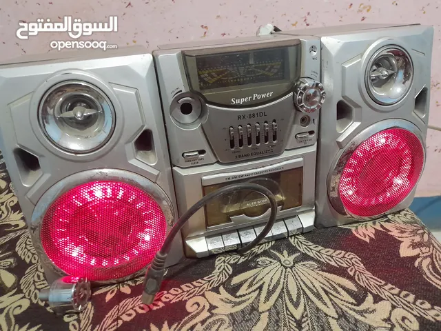 راديو كاسيت ستريو سماعات متصلة منفصلة صينى ممتاز نظام صوت رائع تسجيل واستماع كاسيت وراديو 3 موجات