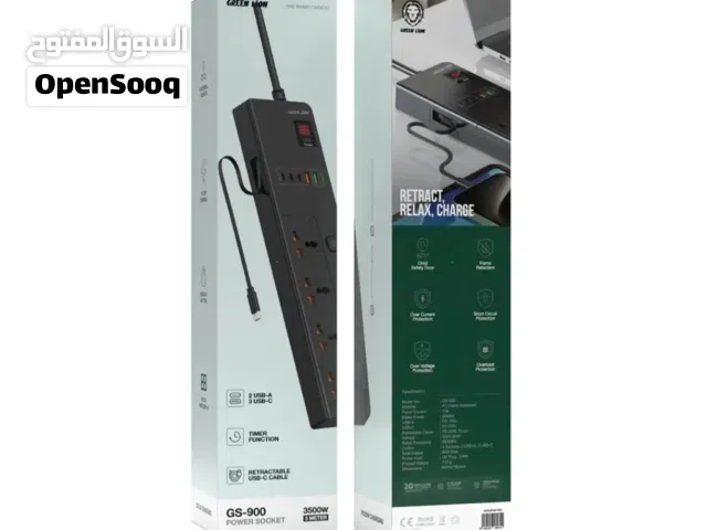 مقبس الطاقة Green Lion GS-900 بطول 3 أمتار وقوة 3500 واط