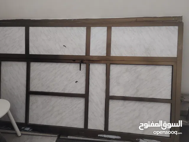 عدد 2 ابواب مع الاطار المنيوم لون برونزي