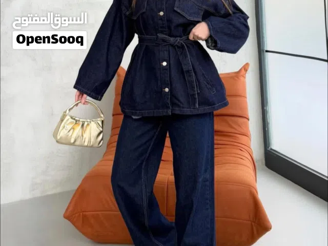 طقم جينز جديد