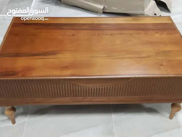 طاولة صالون خشب طبيعي