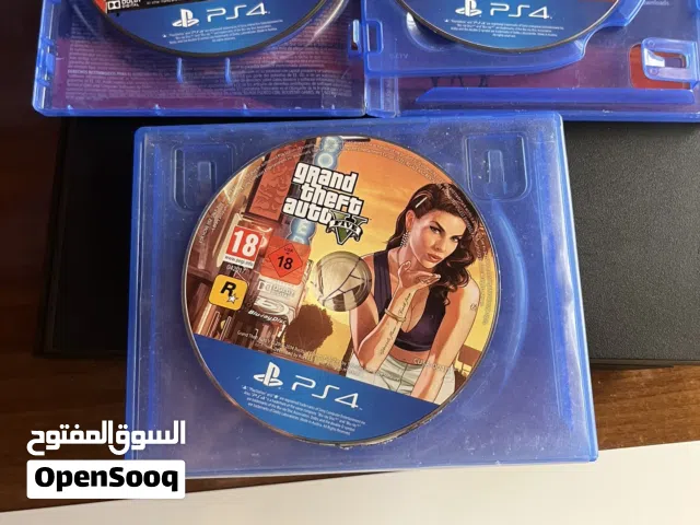 sony 4 مع ستيرنج وسيدين جي تي اى 5  وريد ريدمشن 2 وفيفا 26 تنزيل و اكثر من 50 لعبه