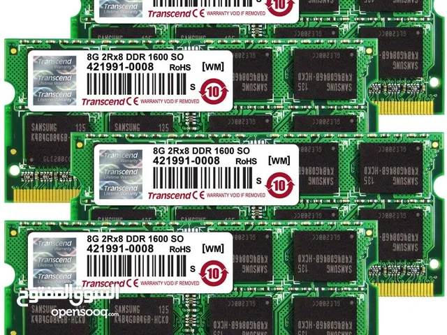 pc transcend DDR4 32 GB ram COMPUTER رامات كمبيوتر مكتبي 32 جيجا