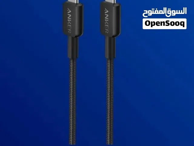سلك بطول 1.8 متر من شركة انكير  ANKER 322 USB-C TO USB-C 6FT