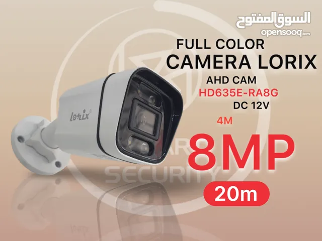 كاميرا مراقبه لوريكس  CAMERA LORIX 8MP  FULL COLOR  HD635E-RA8G  DC 12V 4mm  40M