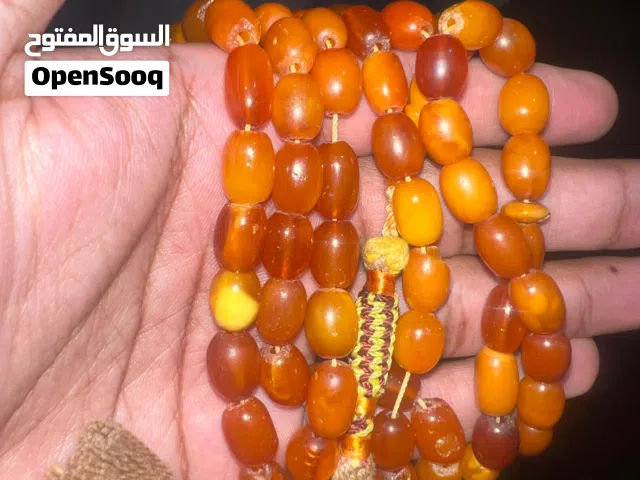 سبحة كهرمان ألماني 99 خرزة وزن 50 جرام