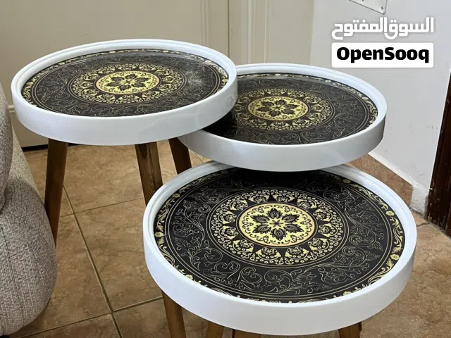 طقم طاولات خدمة 3 قطع – نظيف وأنيق �