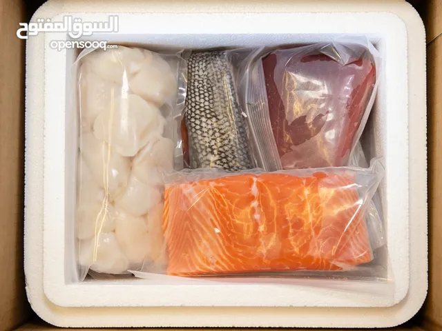 mix box frozen fish خليط مشكل اسماك متنوعة راقية
