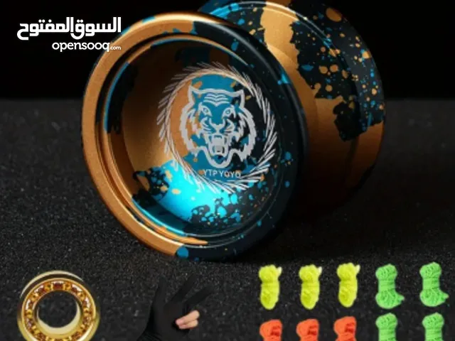 يويو احترافي من سبائك الألومنيوم الأسود - مثالي للمبتدئين واللعب التنافسي  يشمل القفازات المحامل و 1