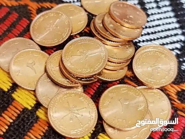 2 بيسه بحاله البنك في زمن سعيد بن تيمور 1390 العدد 50 حبه ب30 ريال