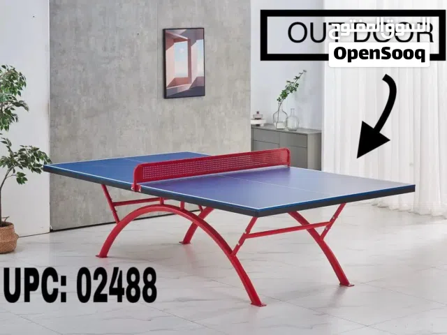 عرض مميز – طاولة تنس احترافية (Ping Pong Table) للاستخدام الداخلي والخارجي إذا بتدور على الترفيه