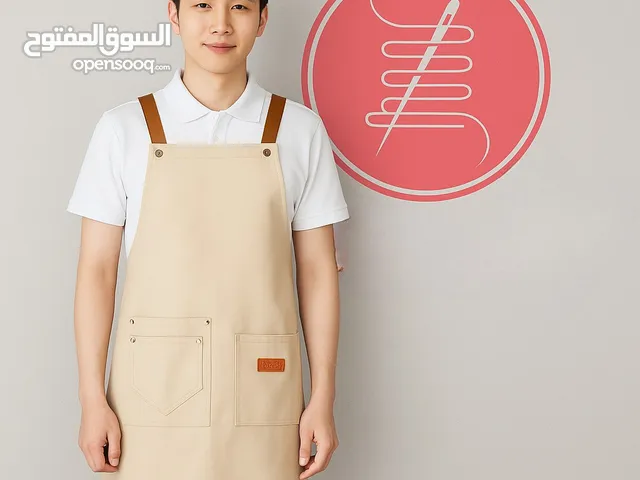 مريول باريستا مع طباعة الشعار