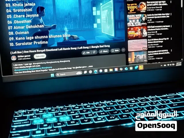 MSI THIN 15 RTX 3050 CORE I7 16 GB RAM 512 STORAGE