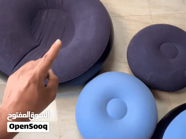كرسي هوائي نفخ مع طاوله
