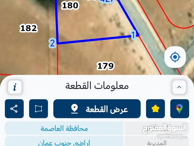 قطعة ارض سكنية في ام الوليد سكن ج على شارع معبد واصل مي وكهرباء