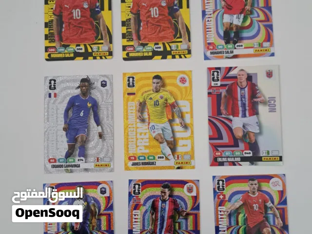 بطاقات كرة بانيني متنوعة – إصدار محدود Panini Mixed Limited Edition Cards