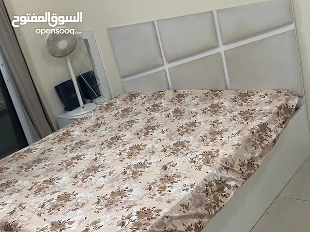 Bed Frame with Headboard + Dresser with Mirror