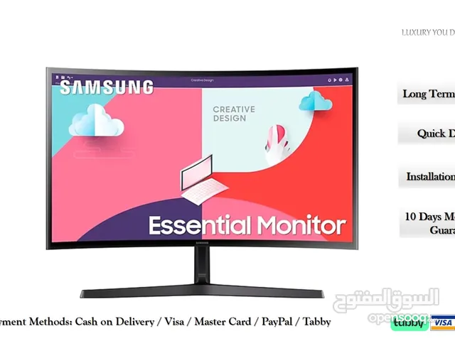 Samsung 24-inch Full HD 75Hz Curved Essential Monitor - S36C- With Warranty